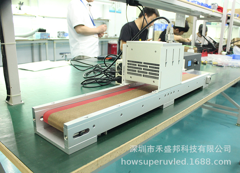 led紫外线隧道炉_厂家桌面式uv固化机胶水固化灯uv光学led紫外线