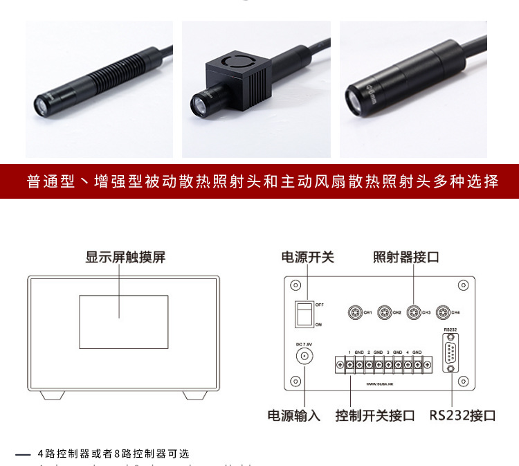 烘干固化设备_操作简易8路UV点光源固化机超5000mw/cm2完美替代UJ35ZUV-C20H