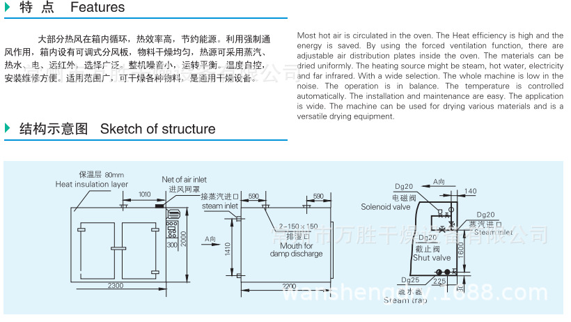 箱式干燥设备_供五谷杂粮烘烤箱家用食品热风循环烘箱恒温烤箱电热烘箱