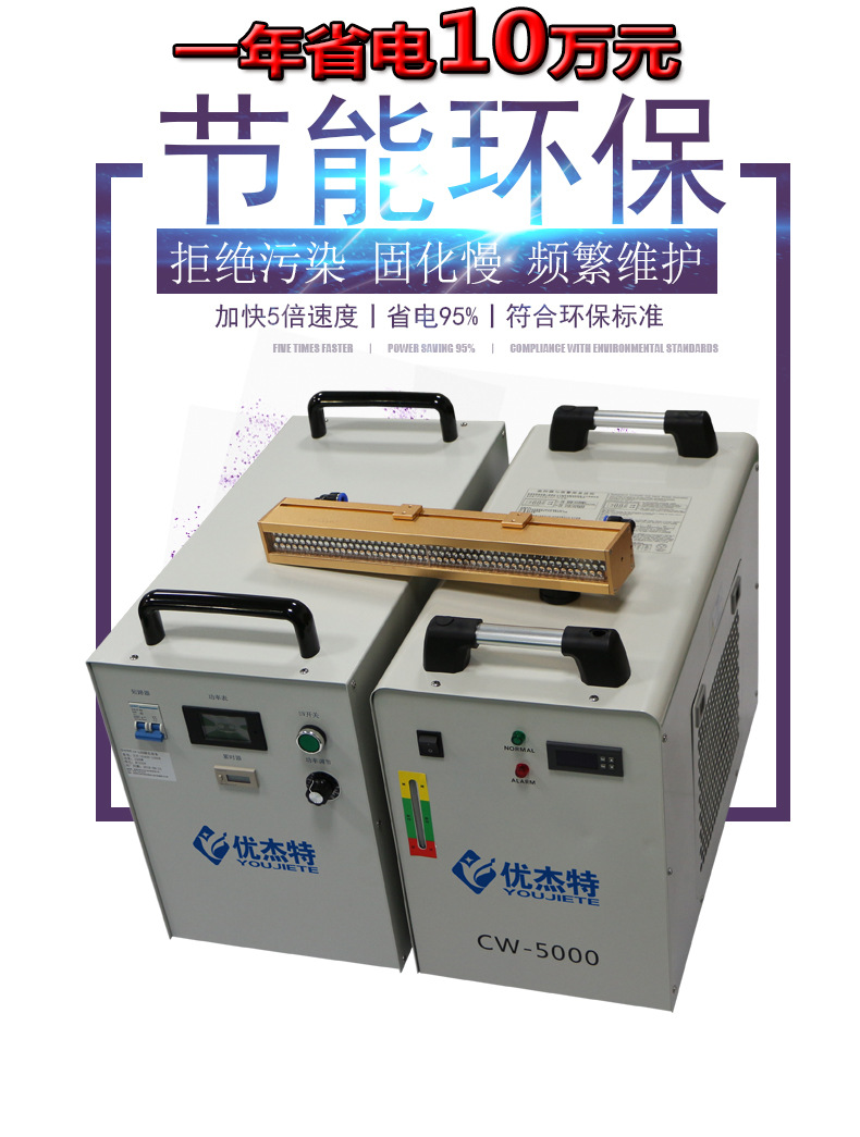 烘干固化设备_油墨固化灯紫外线UV固化灯标签印刷机UV固化机平板打印机固化灯