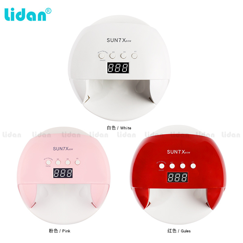美甲光疗_/sun-7x美甲光疗红外感应uvled60w光疗机批发