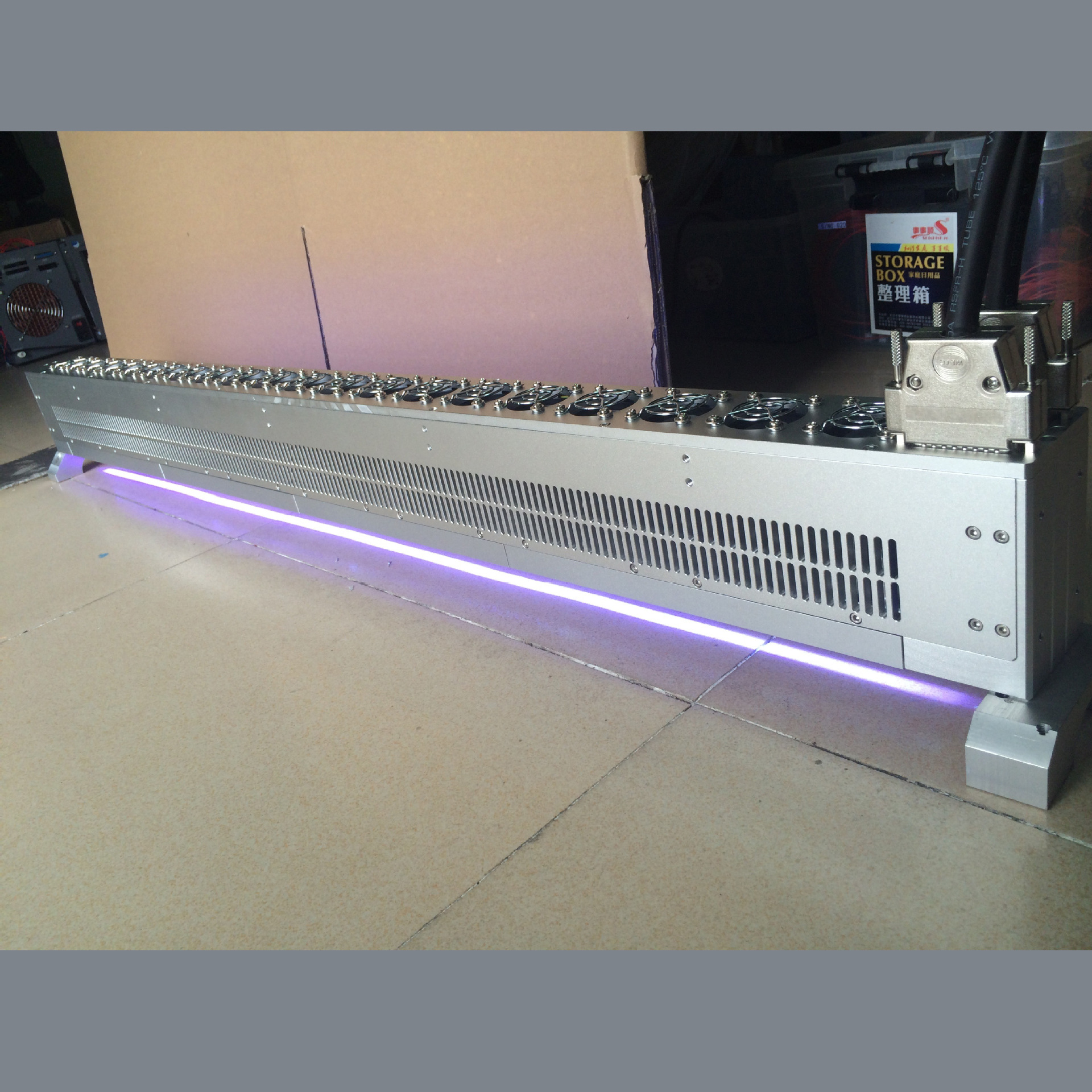 紫外胶水固化uvled线光源LX-L10008线状uvled光源固化机
