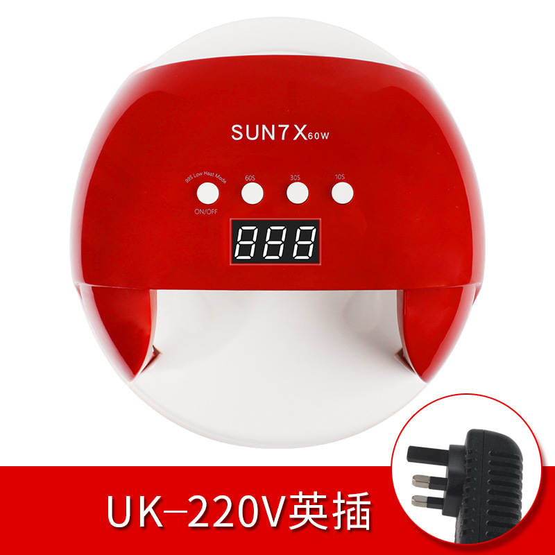 美甲光疗_/sun-7x美甲光疗红外感应uvled60w光疗机批发