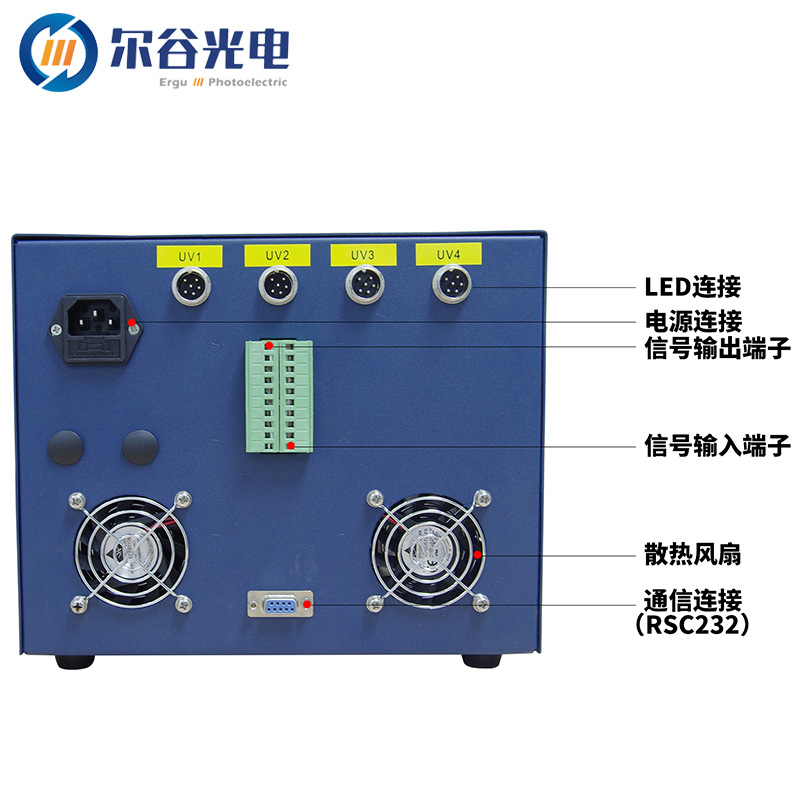 烘干固化设备_可定制UVLED线光源紫外线UVLED固化灯100*10mm小型低温固化UV机