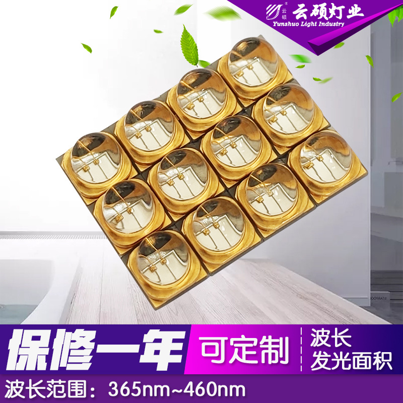 蓝光紫光固化灯_uv蓝光紫光固化灯365/395nm固化机灯珠
