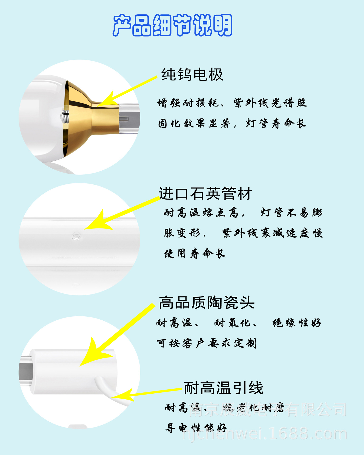 定做紫外线灯管_各种uv紫外线灯管喷涂线专用uv固化灯