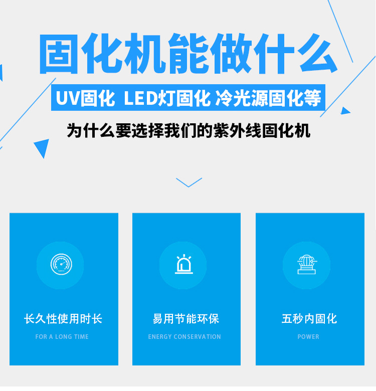 UVLED固化机40*25小型LED面光源395nm手提式LED光固机紫外线UV机