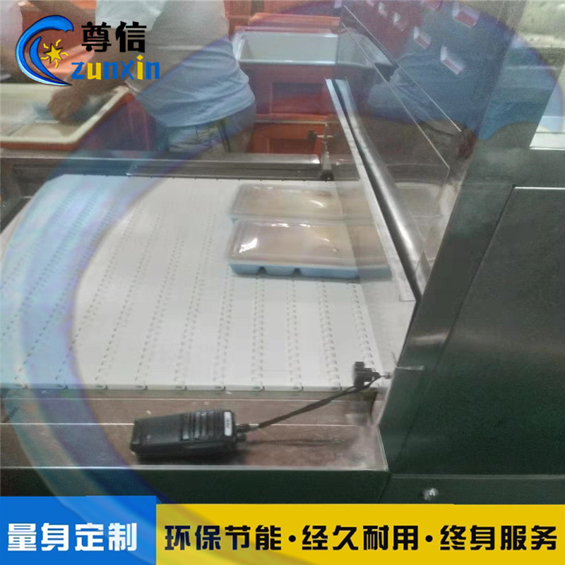 大型穿透式盒饭微波加热隧道炉中式快餐微波取热设备