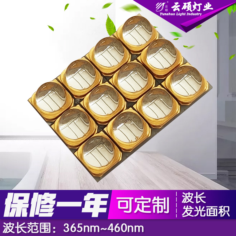 蓝光紫光固化灯_uv蓝光紫光固化灯365/395nm固化机灯珠