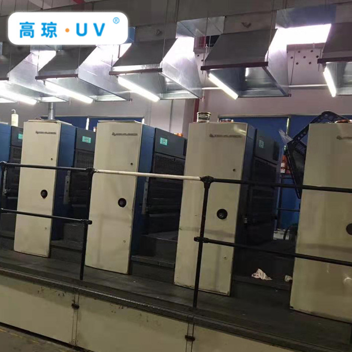 小森胶印机_小森S40胶印机加装UV固化机印刷机改装UV光源系统