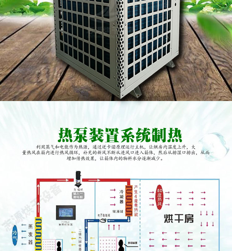 高温热泵腊肠烘干机非标定制腊味干燥柜厂家直销腊肉恒温烤箱
