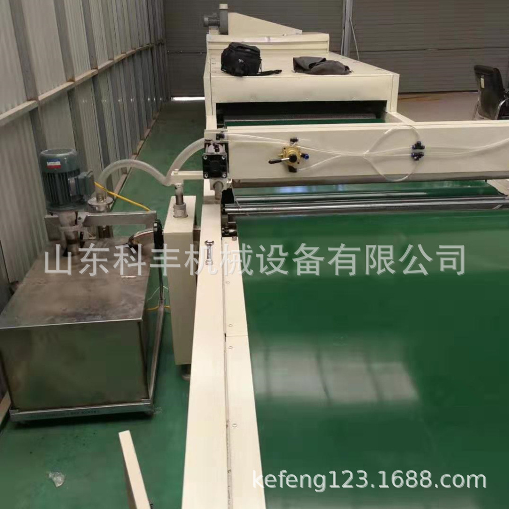 uv光油淋涂机_科丰背景墙uv光油淋涂机小型uv淋幕机集成墙板uv