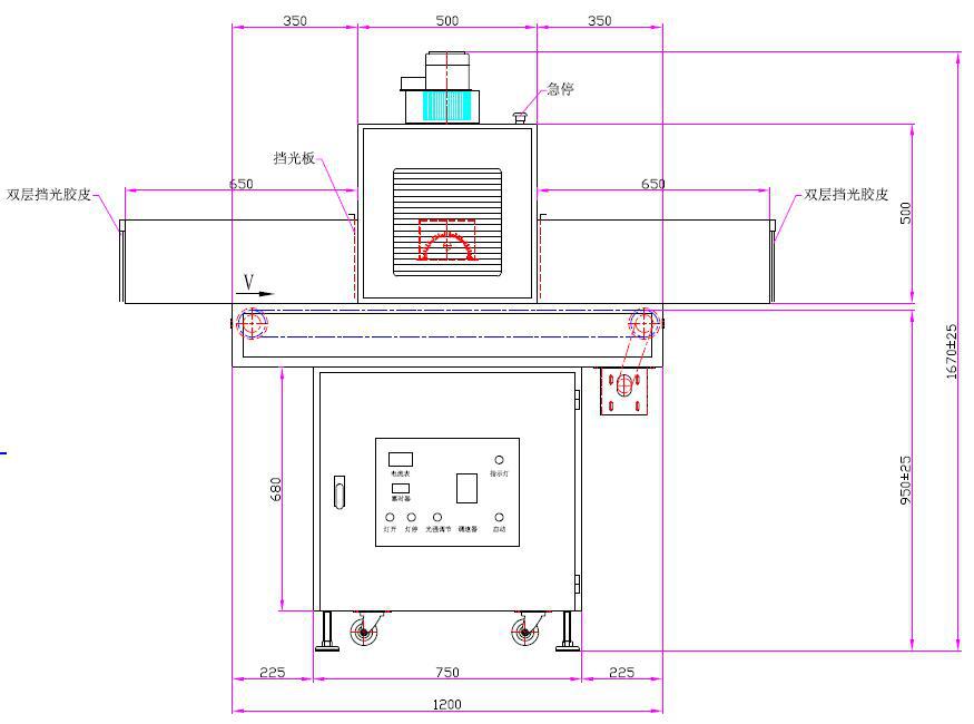 新款小型uv固化机价格无痕粘勾uv胶水固化机玻力uv固化机微晶石uv
