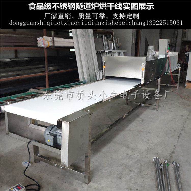 烘干固化设备_定制耐高温烘烤线隧道炉网带线喷油生产线电热恒温烤箱流水线