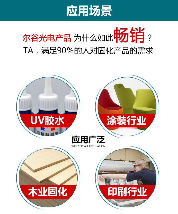 烘干固化设备_可定制UVLED线光源紫外线UVLED固化灯100*10mm小型低温固化UV机
