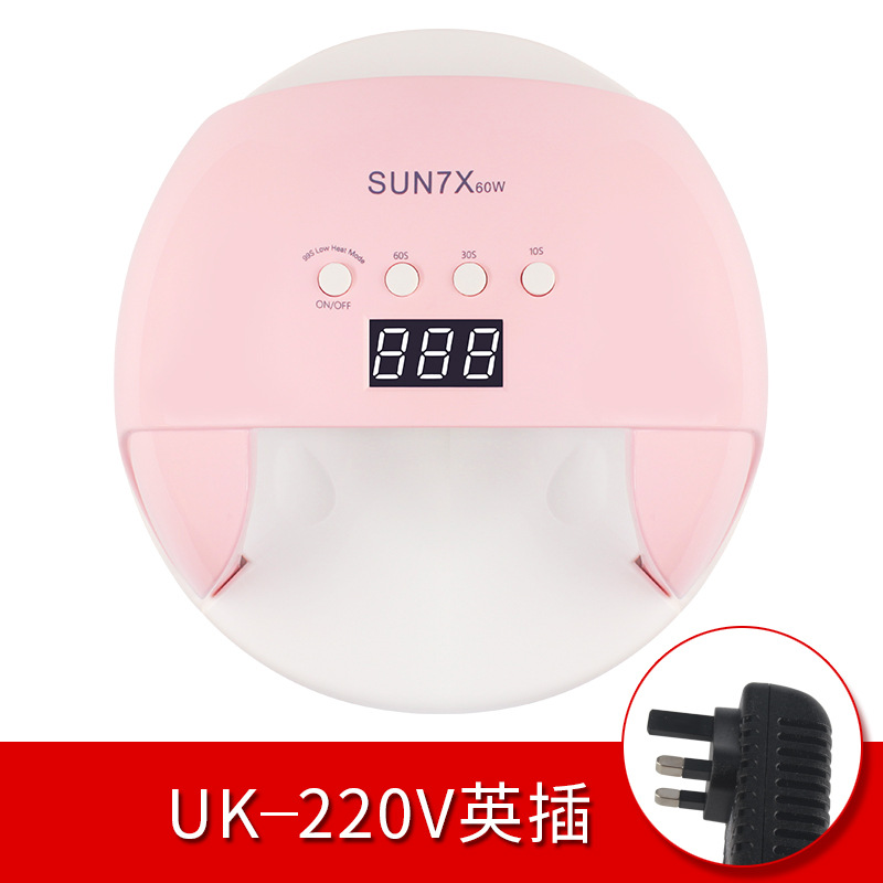 美甲光疗_/sun-7x美甲光疗红外感应uvled60w光疗机批发