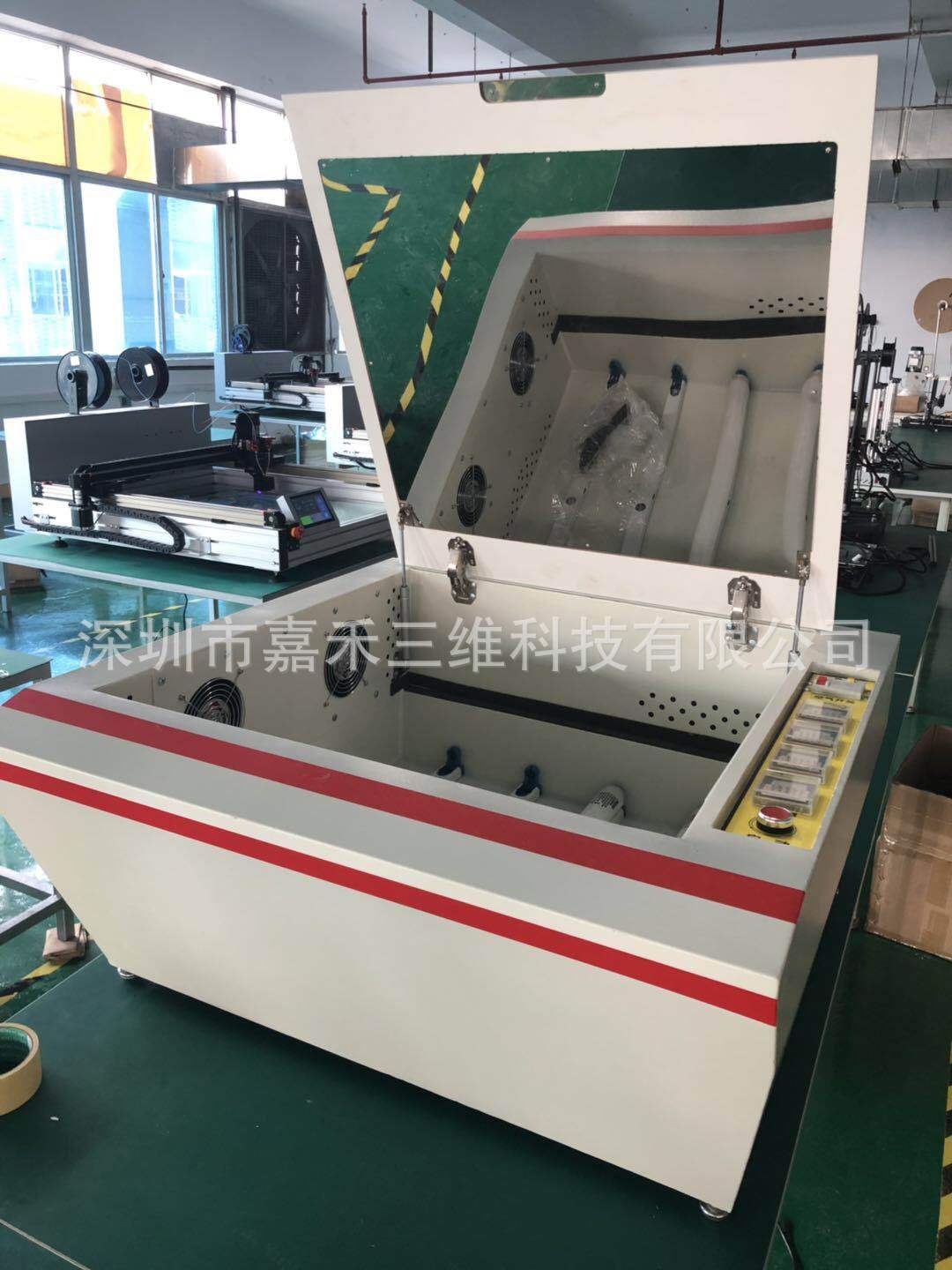 小型光固化平台650*650超级字发光字固化平台3D打印字壳固化机