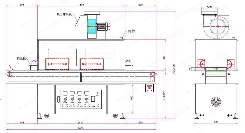 水冷uv固化机_品牌uv固化机水冷uv固化机设备报价三昆直销双重固化uv机