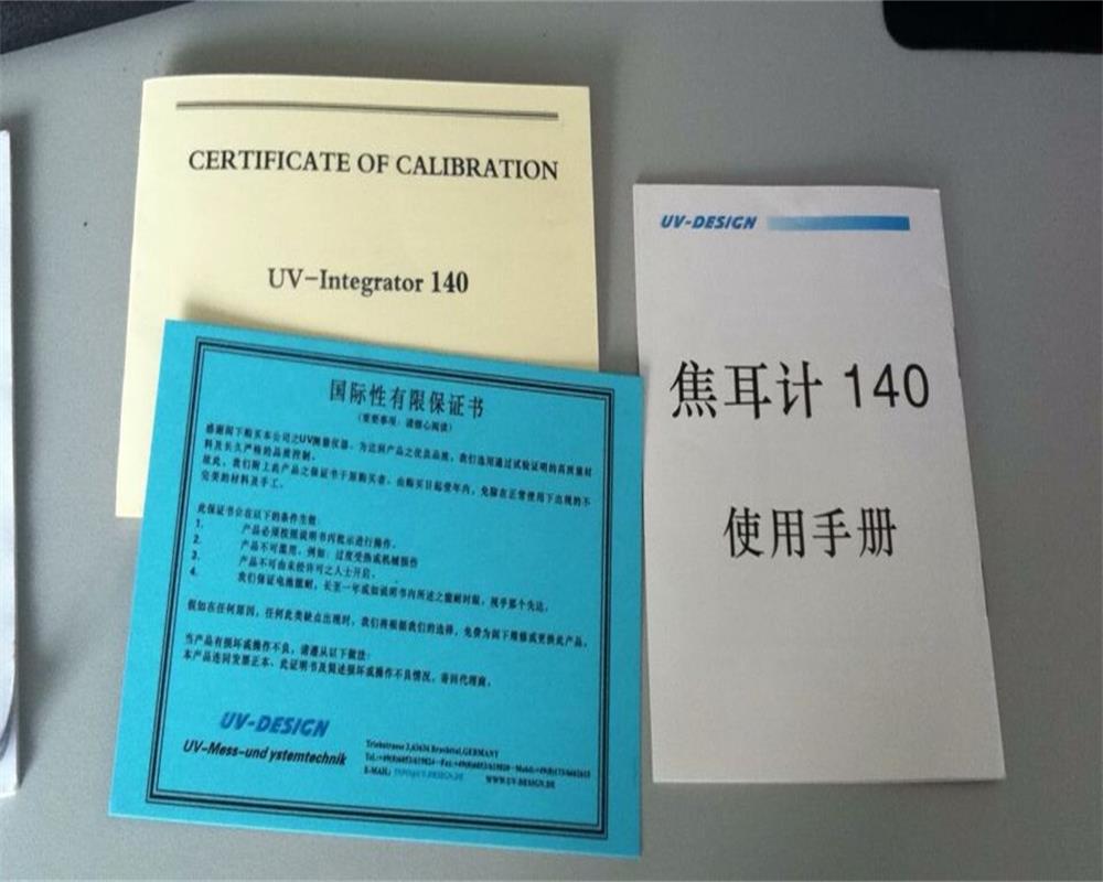 原装德国进口UV能量计UV-int1400手柄式UV能量计耐高温