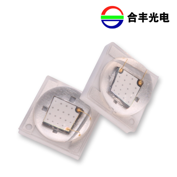大功率LED灯珠_陶瓷1W3w大功率3535紫光395nm400nm410nmUVA固化机验钞机灯珠