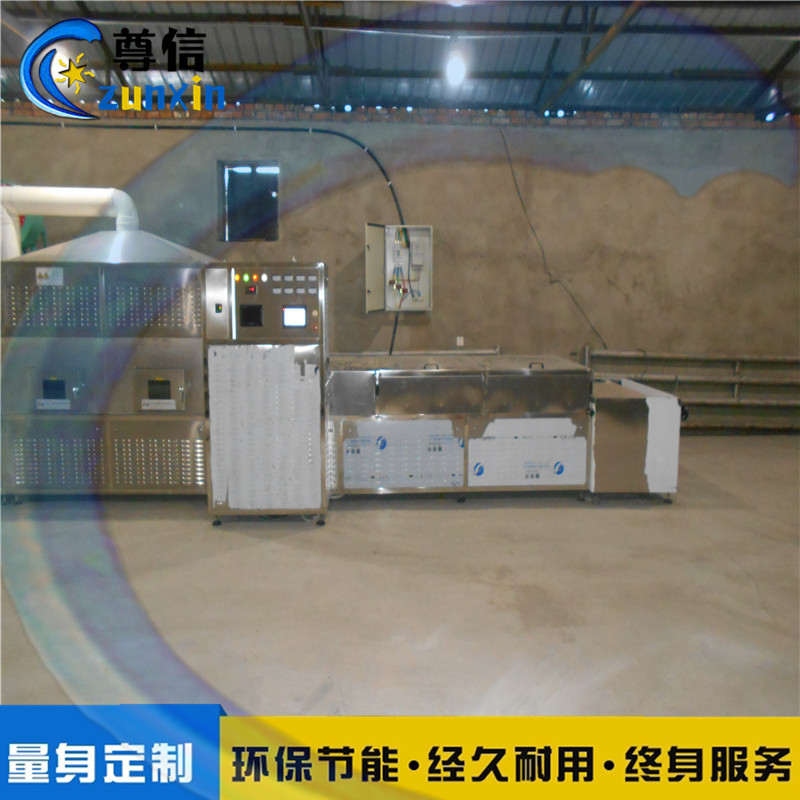 北京现烤五谷杂粮微波隧道炉新款谷物微波烤熟设备
