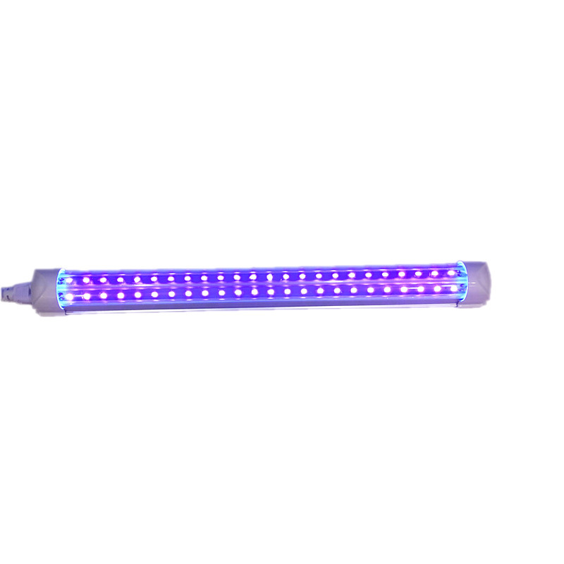 T8一体化LED紫光灯管395NM固化灯紫外线消毒诱蚊UV紫外灯管植物灯