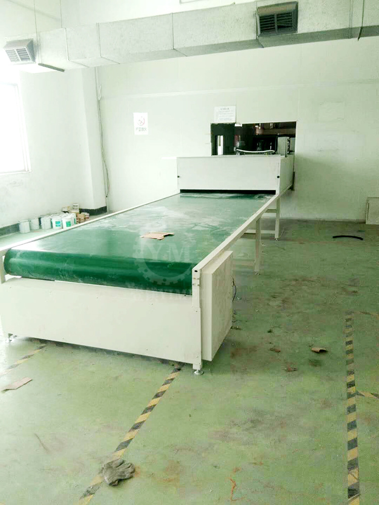 丝印拉铁氟龙网带线_五金烘干机高温电热隧道炉不锈钢烤漆线丝印拉铁氟龙网带线