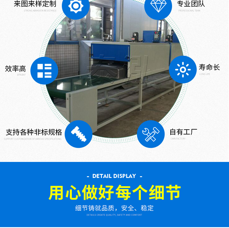 厂家直供高温烘干设备隧道炉多用全自动加热控温热风炉流水线