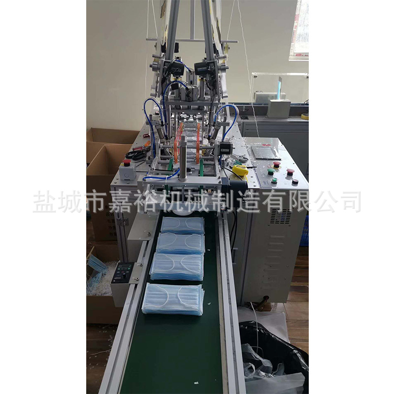 耳带点焊机_无纺布口罩焊接机超声波点带机双头口罩耳带