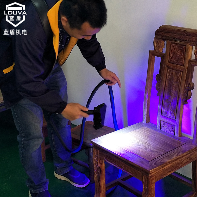 烘干固化设备_东莞蓝盾uvled固化机385nm便携式手提uvled固化机紫光照射光固机