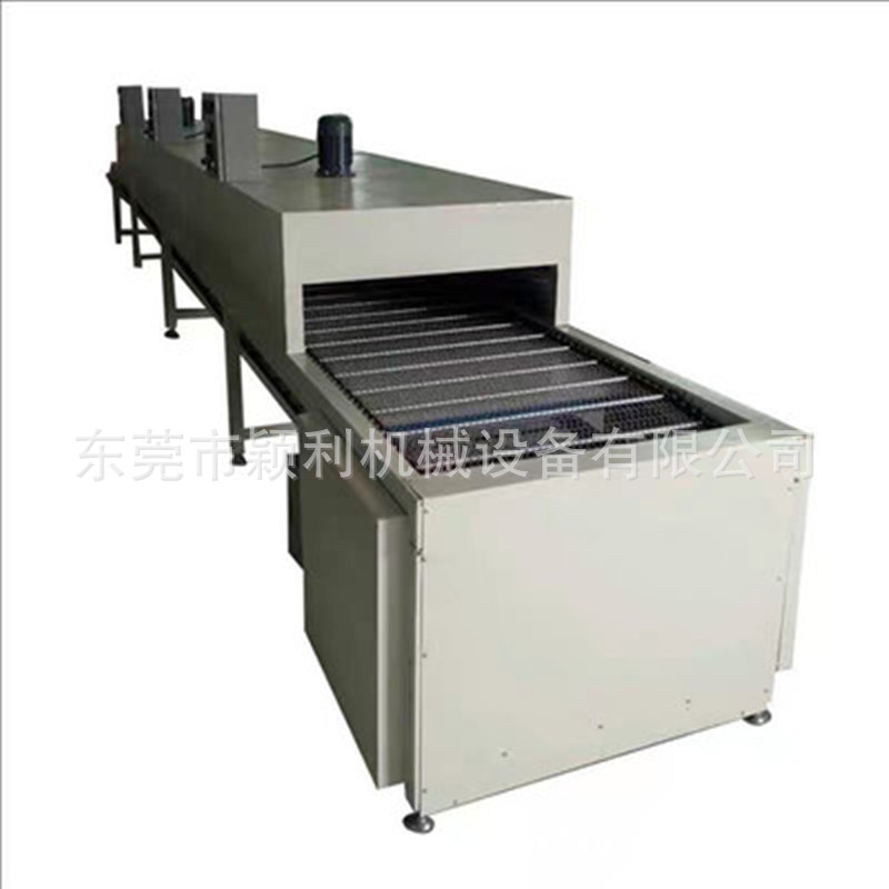 江苏隧道炉特氟龙烤炉烘干机红外线产品表面喷涂线光油胶水网带线