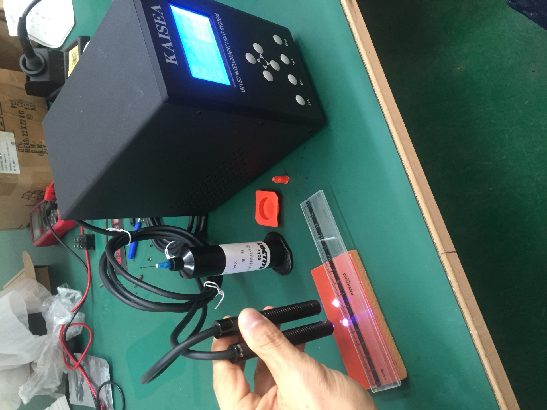胶机专用固化机设备UVLED点光源水油膜手提UV紫外灯点光源