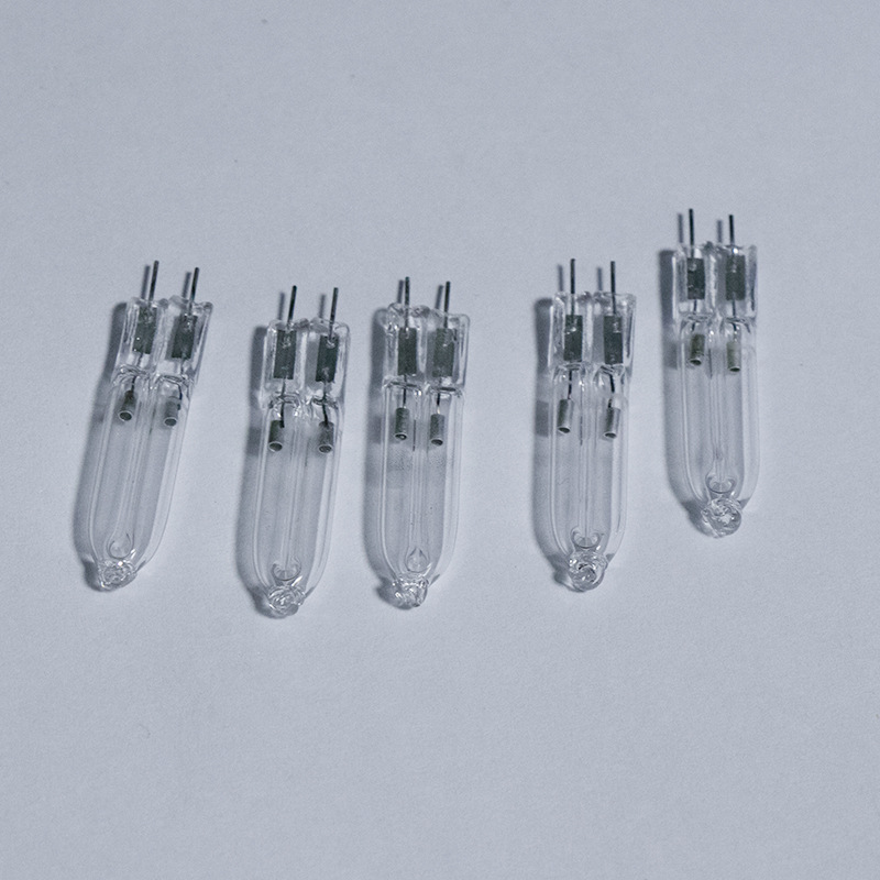 厂家定制冷阴极UV紫外线杀菌消毒灯管185nmU型石英灯管直径4mm