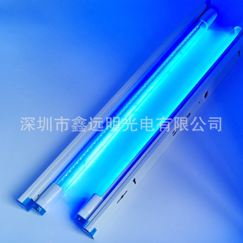 LED紫外线杀菌灯管T8紫光玻璃灯管365nm灯管UV杀菌灯管学校消毒灯