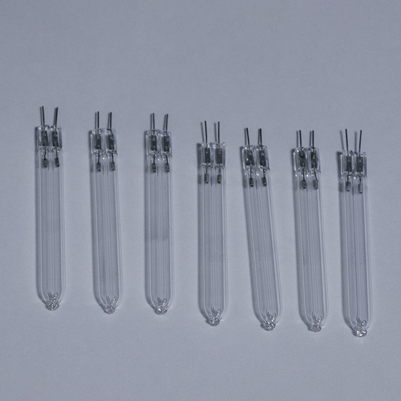厂家定制冷阴极UV紫外线杀菌消毒灯管185nmU型石英灯管直径4mm