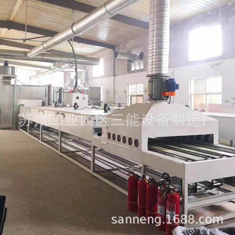 烘干固化设备_供应PLC控制高精密恒温隧道炉非标定制隧道炉隧道式烘干固化炉