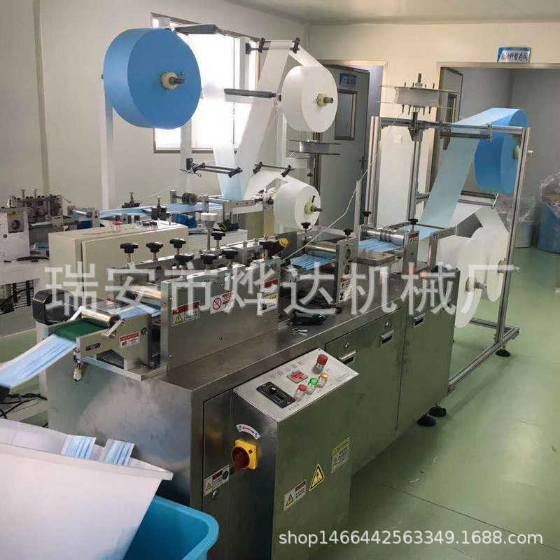 全自动口罩机_带式一拖二口罩机全自动口罩机一次性口罩生产机器