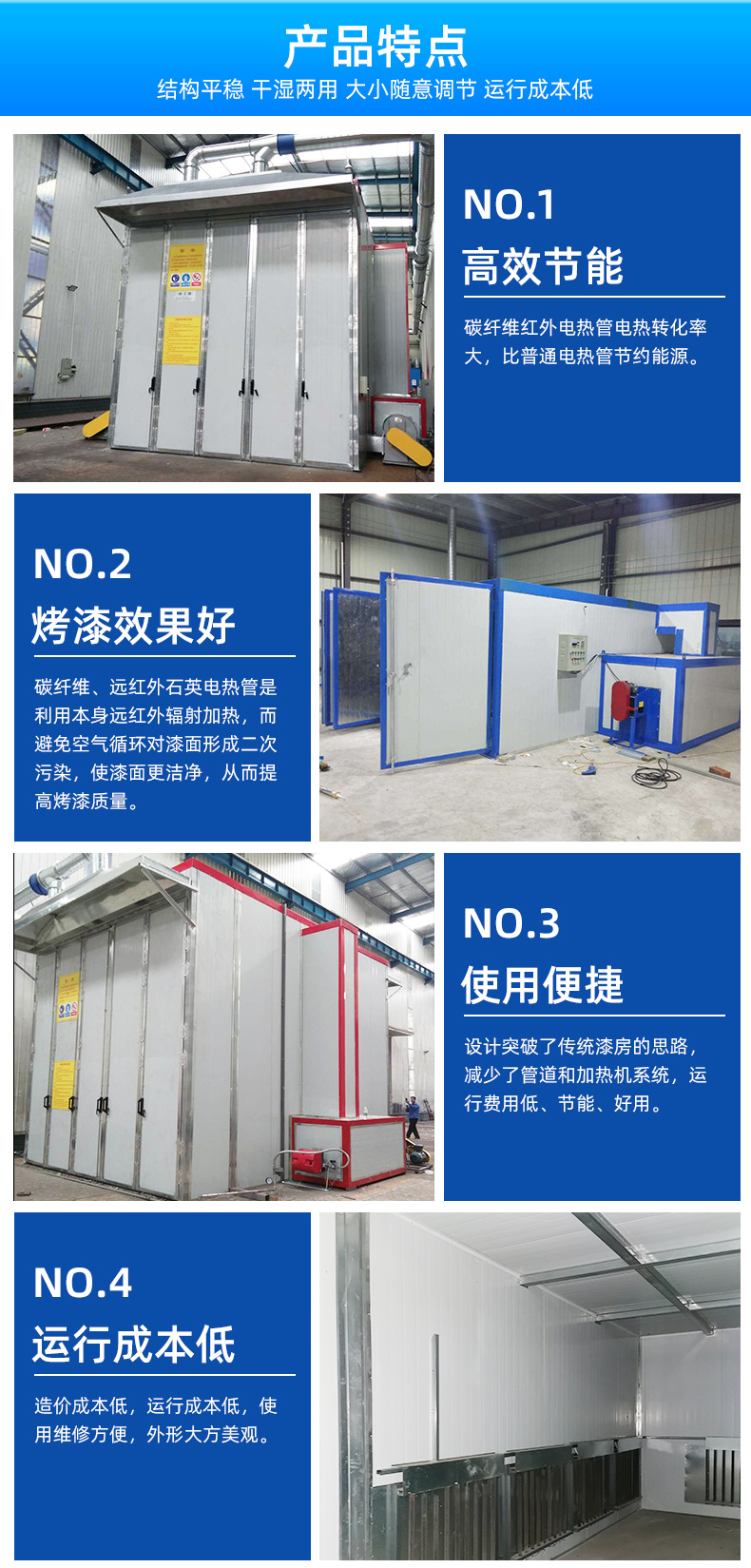 烤漆设备_涂装喷塑高温房电加热高温烤漆房工业烤箱喷塑设备固化房烘干