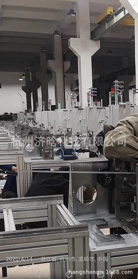 流水线设备_KN95口罩全自动打片内置鼻梁条生产流水线设备