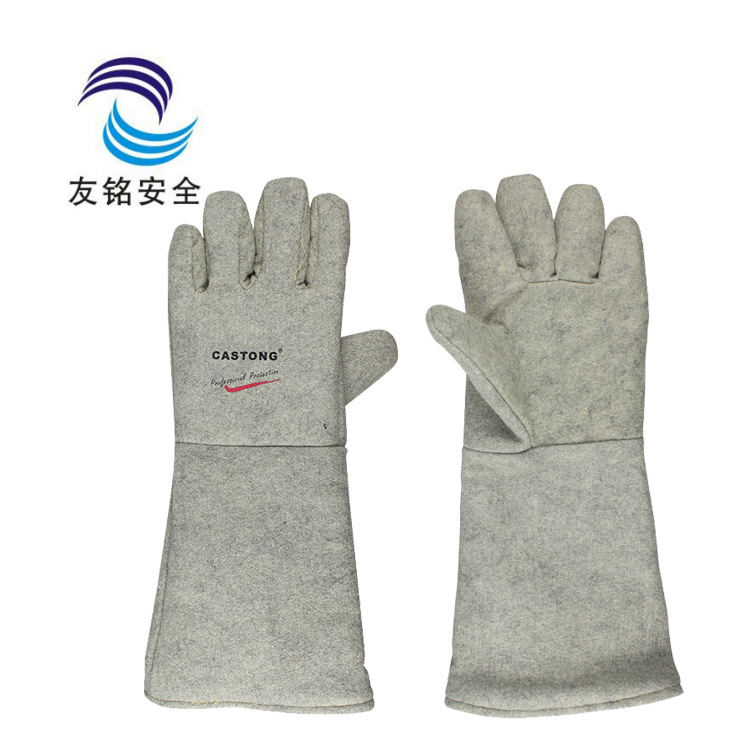 现货卡司顿GKKK15-40耐高温300工业加长隔热烧烤微波炉烤箱手套