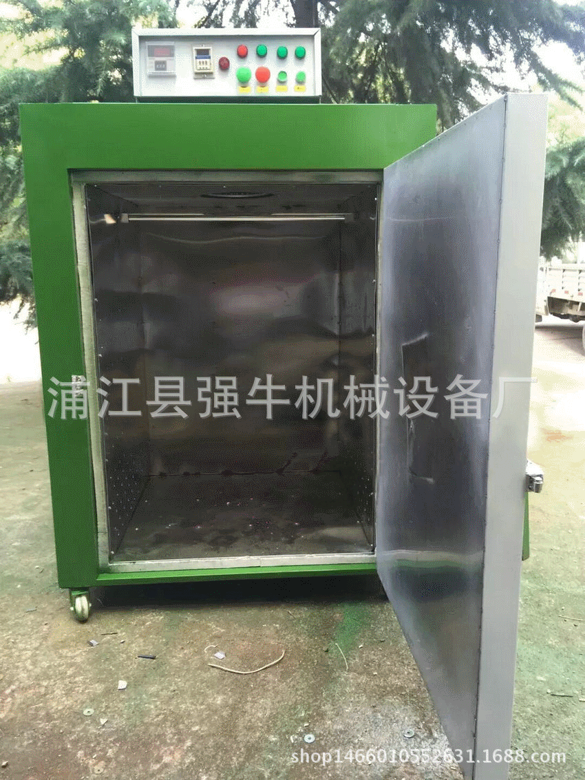强牛机械制造小型热风烘箱工业干燥箱烤漆炉恒温电加热烤箱