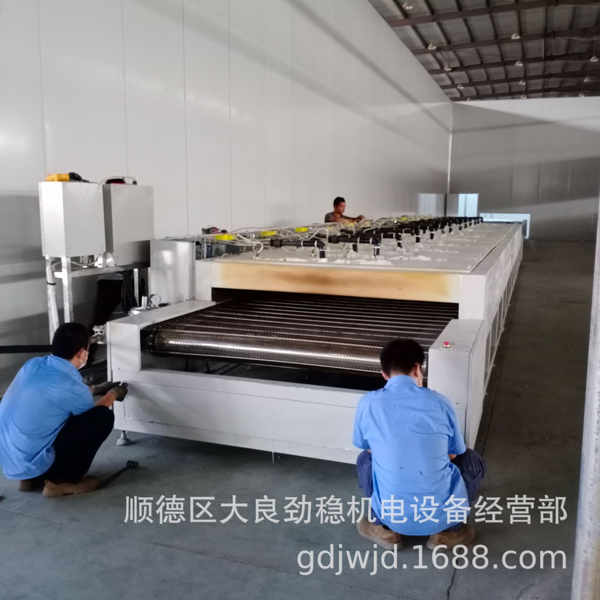 定制网带烘干线隧道式烘干炉设备煤气加热烘干非标定制烘干线