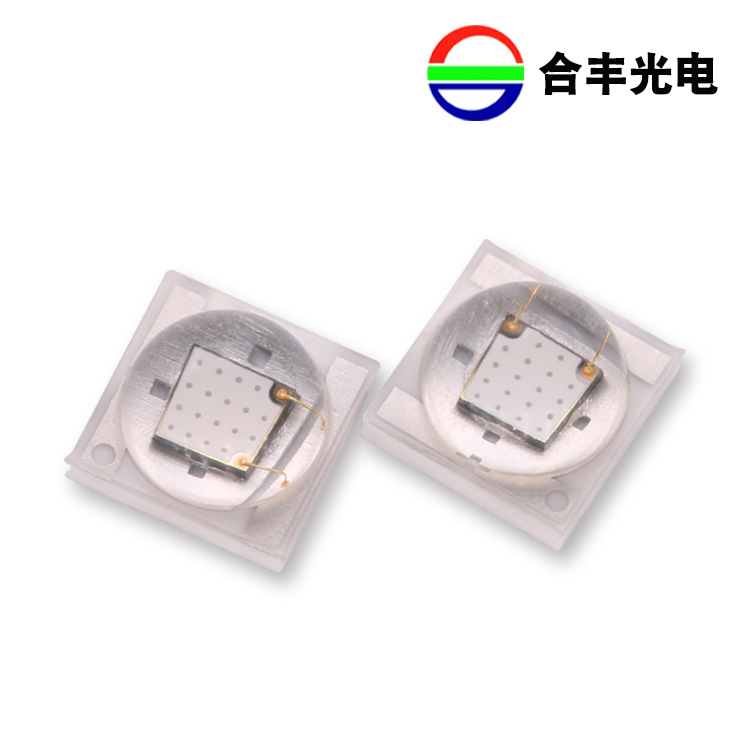 大功率LED灯珠_陶瓷1W3w大功率3535紫光395nm400nm410nmUVA固化机验钞机灯珠