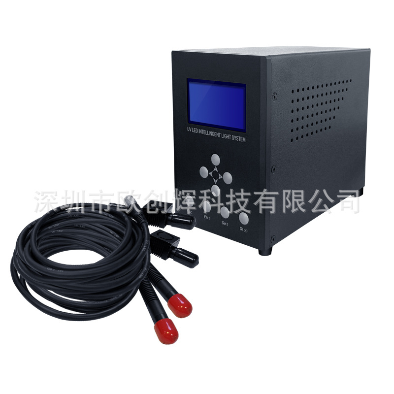 uvled点胶机UV固化干燥机led点光源紫外线固化机电子胶水固化专用