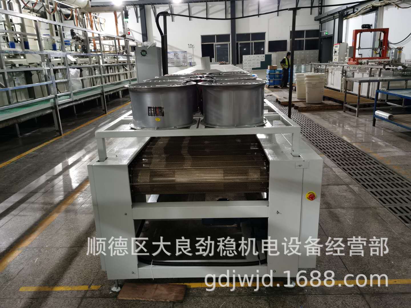 定制网带烘干线隧道式烘干炉设备煤气加热烘干非标定制烘干线