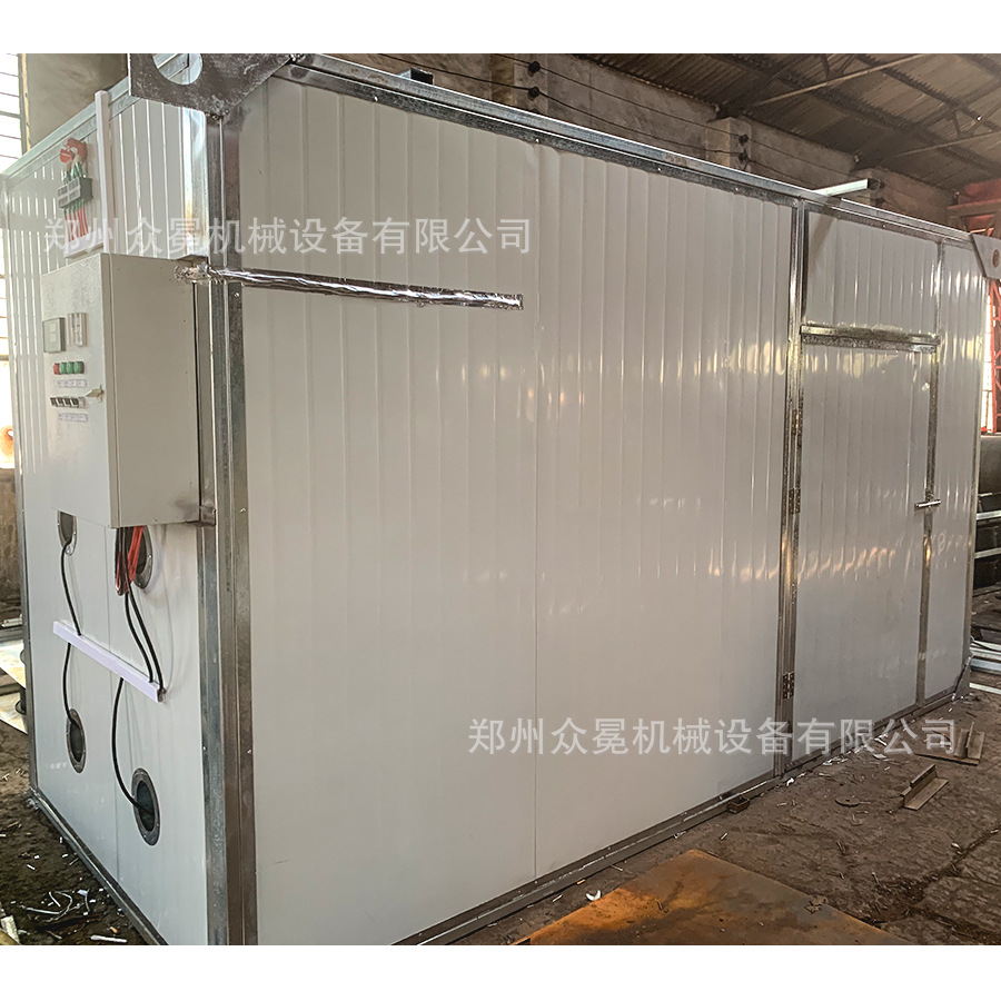 箱式干燥设备_食物烘干机器众冕食品隧道式烘干机热风炉烘干房