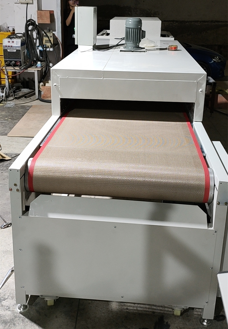 江苏隧道炉特氟龙烤炉烘干机红外线产品表面喷涂线光油胶水网带线