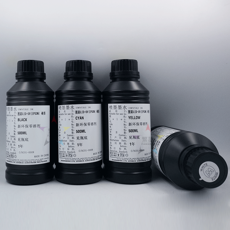 uv墨水适用爱普生XP600TX800硬性软性平板打印机UV固化墨水油墨