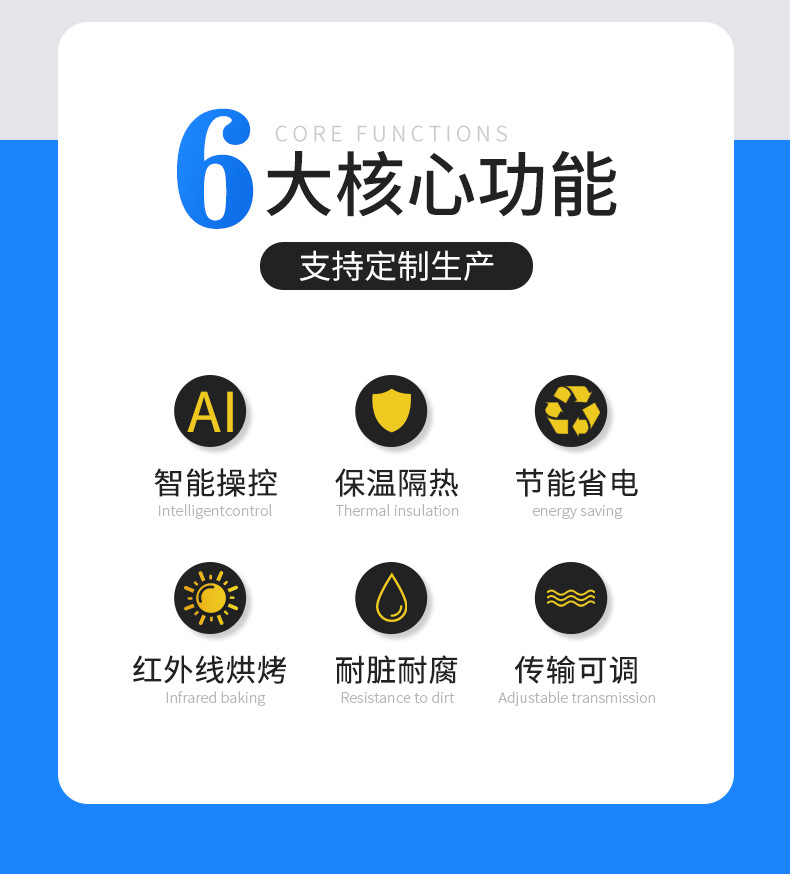 直供工业隧道炉高中低温隧道式烘干固化循环烘道流水线烘干炉