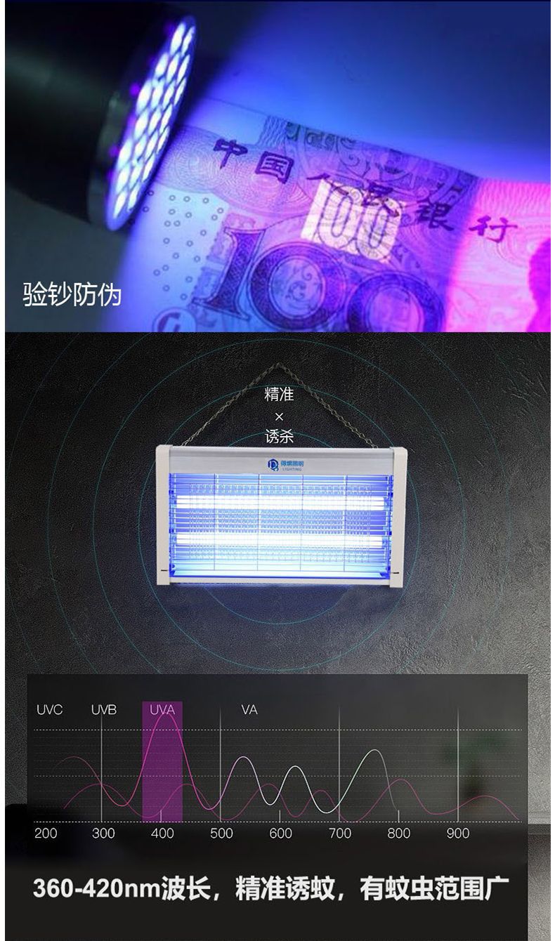 大功率LED灯珠_陶瓷1W3w大功率3535紫光395nm400nm410nmUVA固化机验钞机灯珠